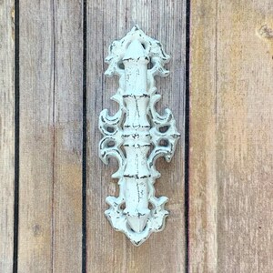 cast iron barn door rustic handles farmhouse decor rustic home decor barn door handles barn door hardware vintage antique iron WHITE HANDLES bild 2