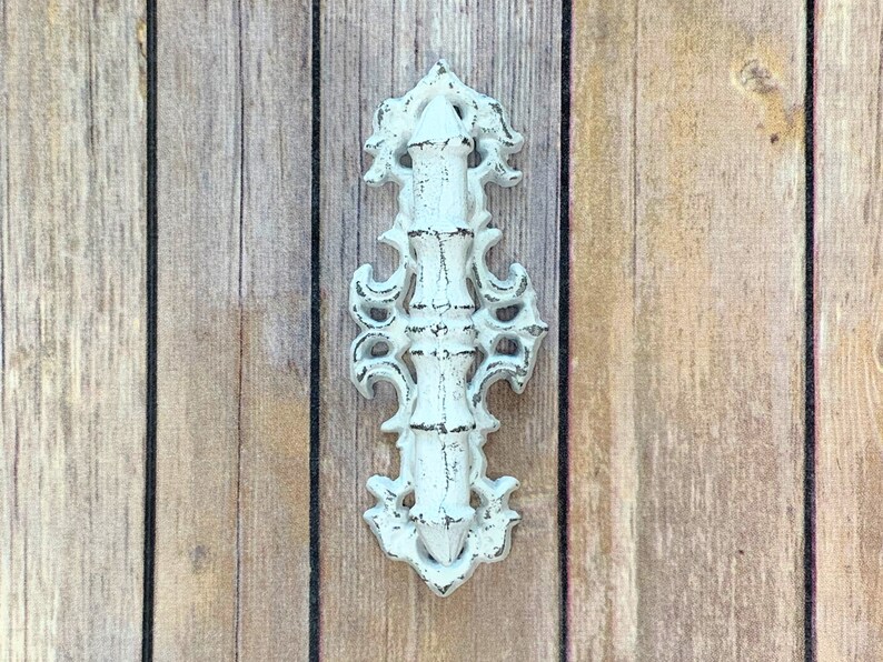 cast iron barn door rustic handles farmhouse decor rustic home decor barn door handles barn door hardware vintage antique iron WHITE HANDLES bild 2