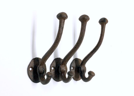 Lierteer 4/10X Vintage Coat Hooks Wall Mounted Cast Antique