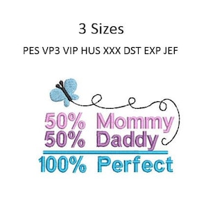 Baby Embroidery Design Butterfly 100% Perfect Machine Embroidery Pattern 3 Sizes 4x4 Hoop MULTIPLE FORMATS Download