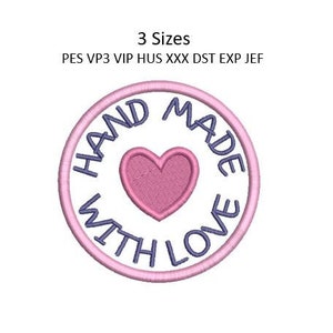 Handmade With Love Stickmuster 3 Größen 10x10 Rahmen Stickmuster 3 Größen 10x10 Rahmen Download