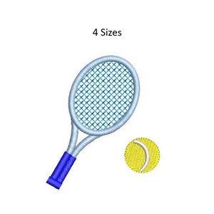 Tennis Borduurontwerpen Balkussen Machinepatroon 4 maten 4 x 4 download