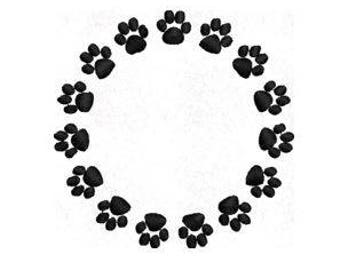 Free Free Paw Print Wreath Svg 2 SVG PNG EPS DXF File