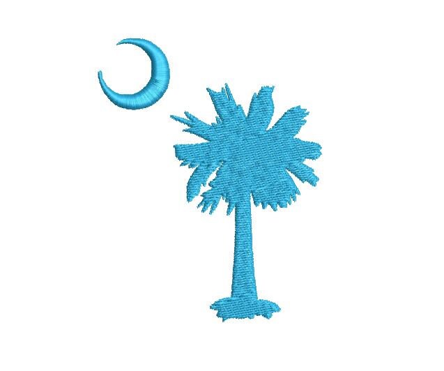 South Carolina State Palmetto Embroidery Design Pattern 4 Etsy