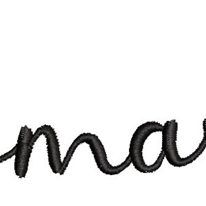 Mamaw Embroidery Design Heart Script Grandmother Collar Cuff Machine ...
