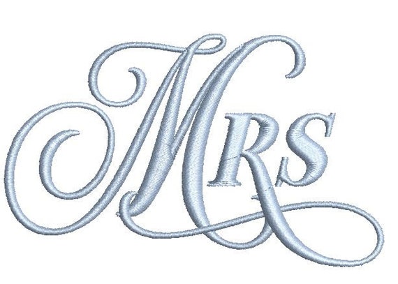 Wedding Embroidery Design Mr Mrs Machine Embroidery Pattern - Etsy