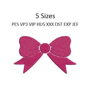 Bow Baby Embroidery Design Girl Towel Machine Embroidery Pattern 5 Sizes 4x4 Hoop MULTIPLE FORMATS Download