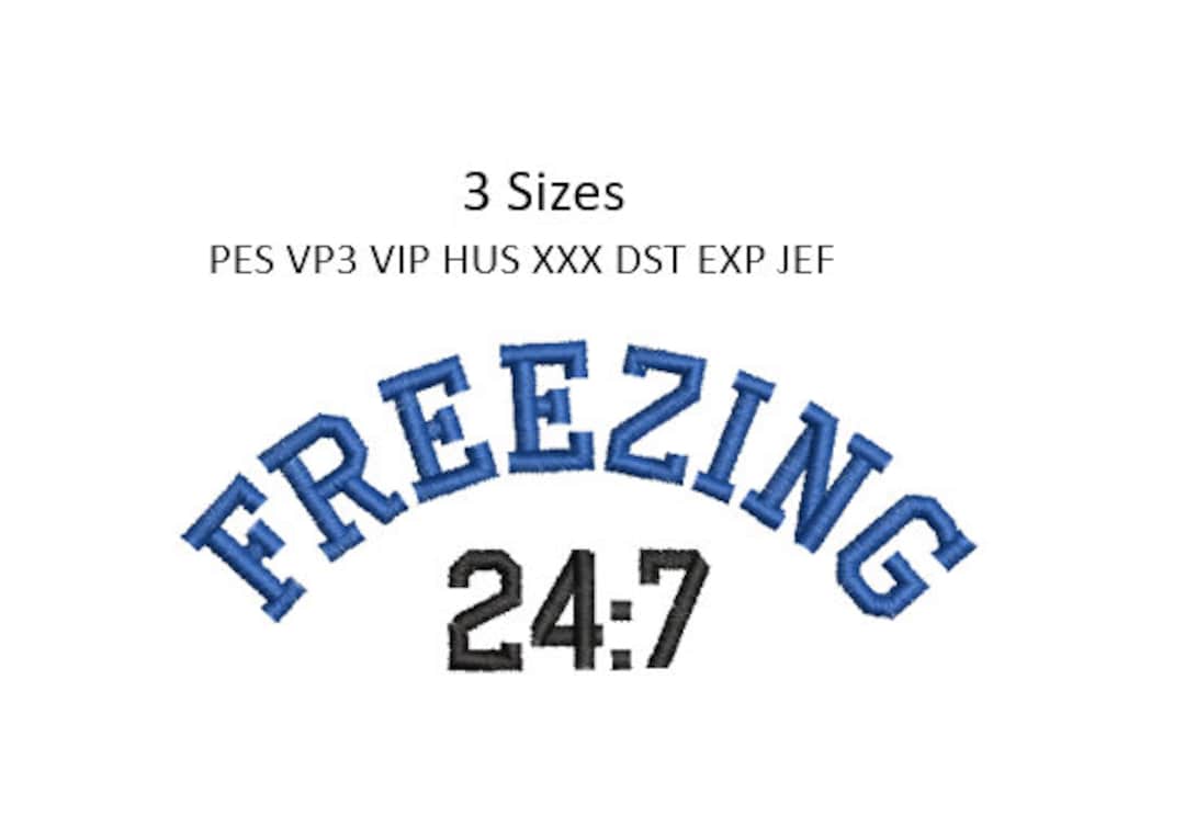 フリージング 24:7 刺繍デザイン 機械刺繍パターン 4x4 フープ 3