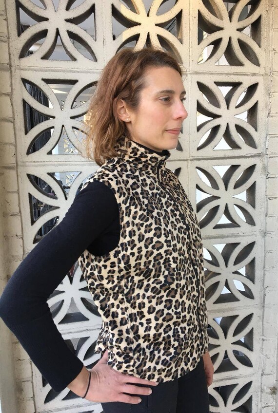 Leopard 90s Club Kid / y2k velvet leopard print bo