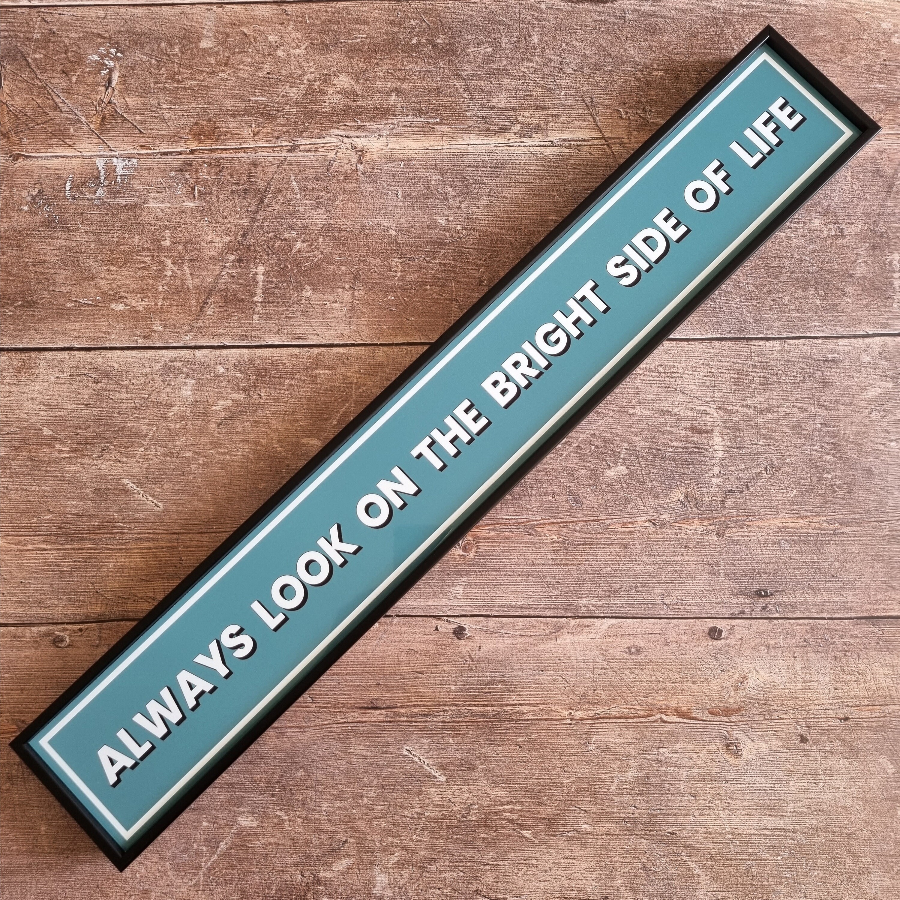 Always Look On The Bright Side Of Life Traduction Regardez toujours du bon côté de la vie dimpression en - Etsy France