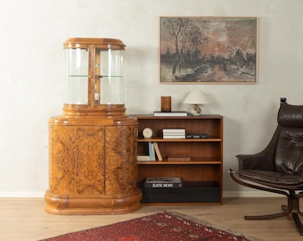 Art Deco vitrinekast uit de jaren 30, vintage