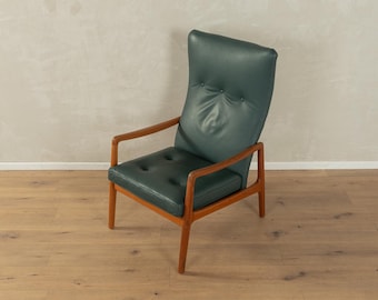 FD-159 leather armchair, Ole Wanscher, 50s, vintage