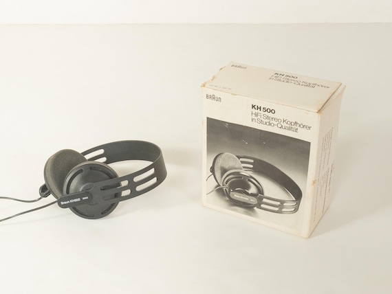 KH 500 Kopfhörer, Dieter Rams, Braun, OVP, 70er Vintage