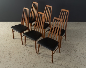 Chaises de salle à manger "Eva" des années 1960, Niels Koefoed, Hornslet de Koefoed, vintage