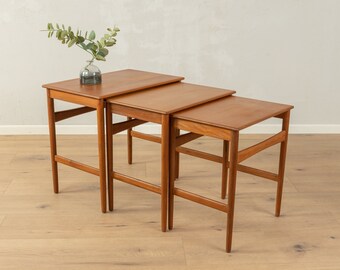 60s nesting tables, Hans J. Wegner, coffee tables, vintage