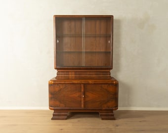 1920s Art Deco display cabinet, vintage