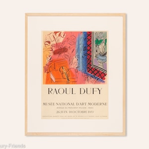 Raoul Dufy, Lithographic Exhibition Poster, 75 x 91 cm