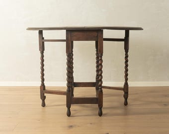 20s Gateleg table, extendable, antique, vintage