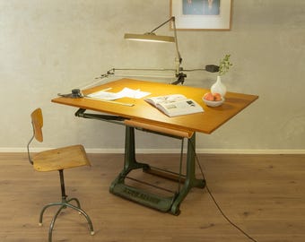 Tekentafel uit de jaren 50, Franz Kuhlmann, vintage