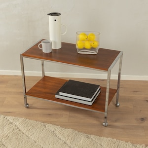 60er Servierwagen, Chrom, Beistelltisch, 50er, Vintage