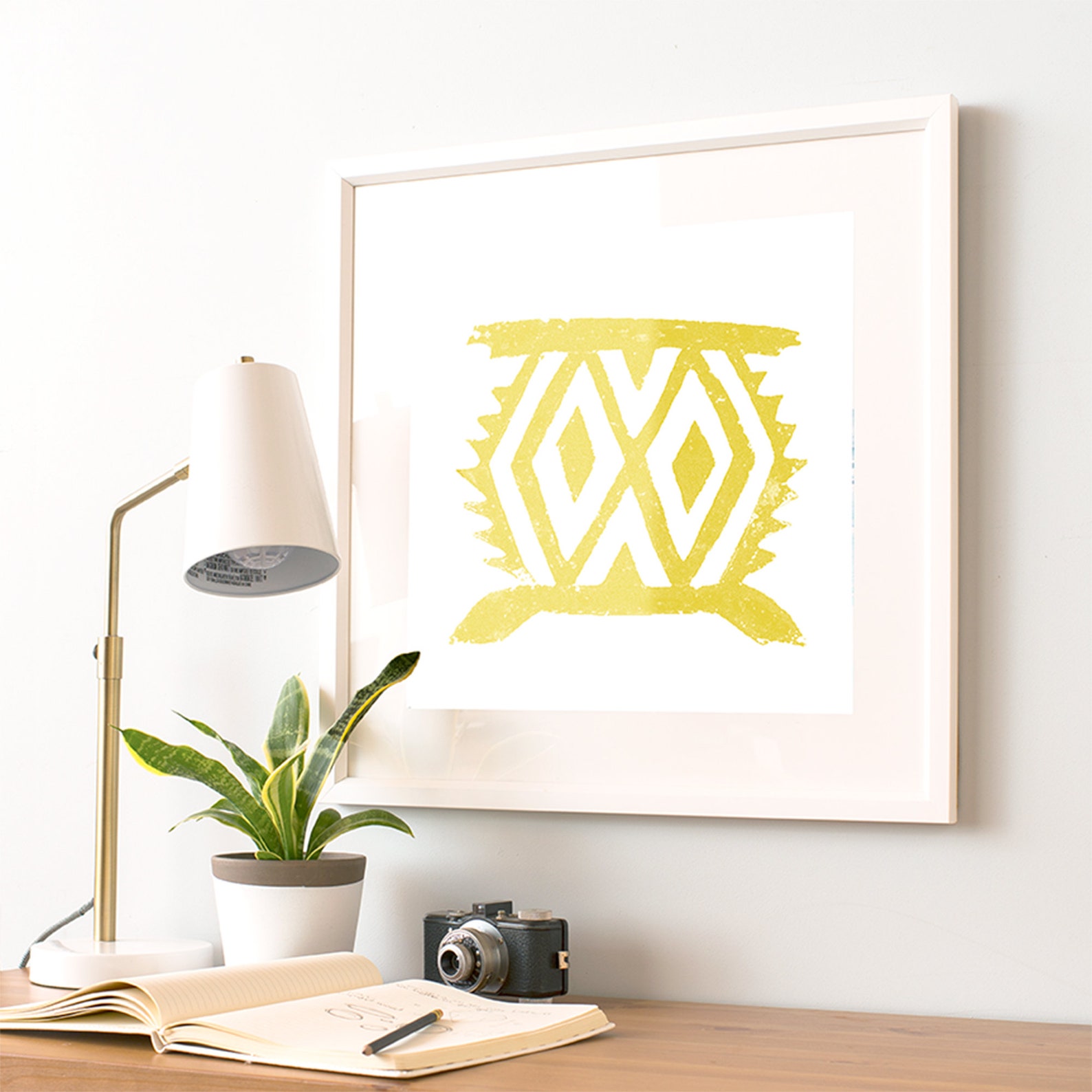 Ghana artwork Abstract wall art print 12x12 West African Etsy