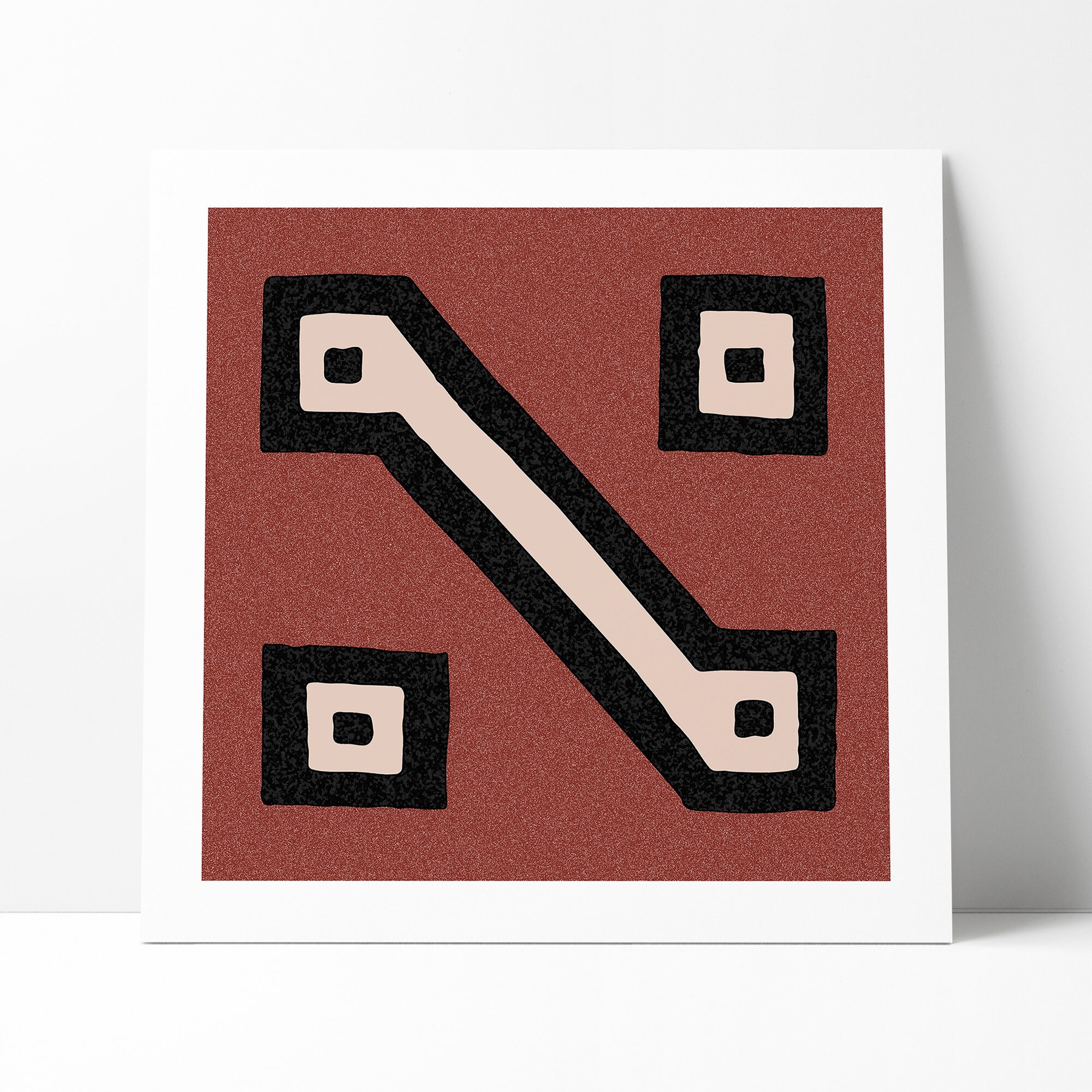 Inca Art Prints, 24x24 Digital Download, Tribal Abstract Set of 2 ...