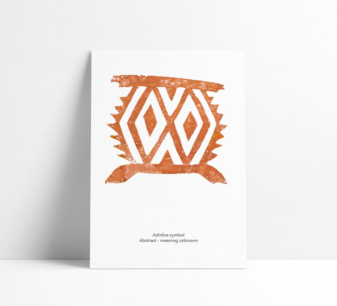 Ghana Wall Art Set African Gallery Wall Set of 3 Adinkra Etsy UK