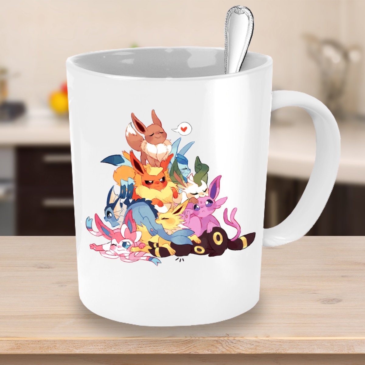 Umbreon Espeon Eevee Evolution Pokemon Love You To The Moon And Back  Personalized 2023 Holiday Merry Christmas Decorations Ornament - Mugteeco