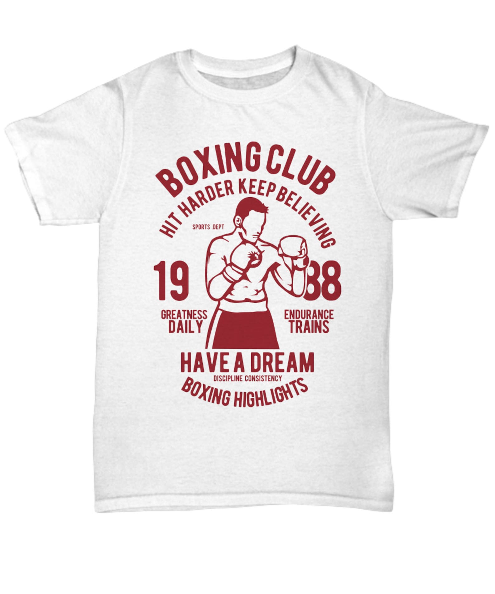 BOXER BOXING Club Tshirt Vintage Retro Inspired Tee Shirt MMA Etsy