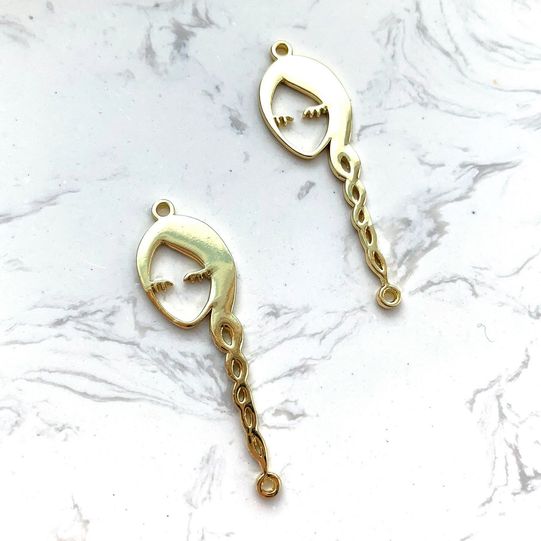 Bulk Girl Face charm Girl Face charm Face Earring pendant Etsy