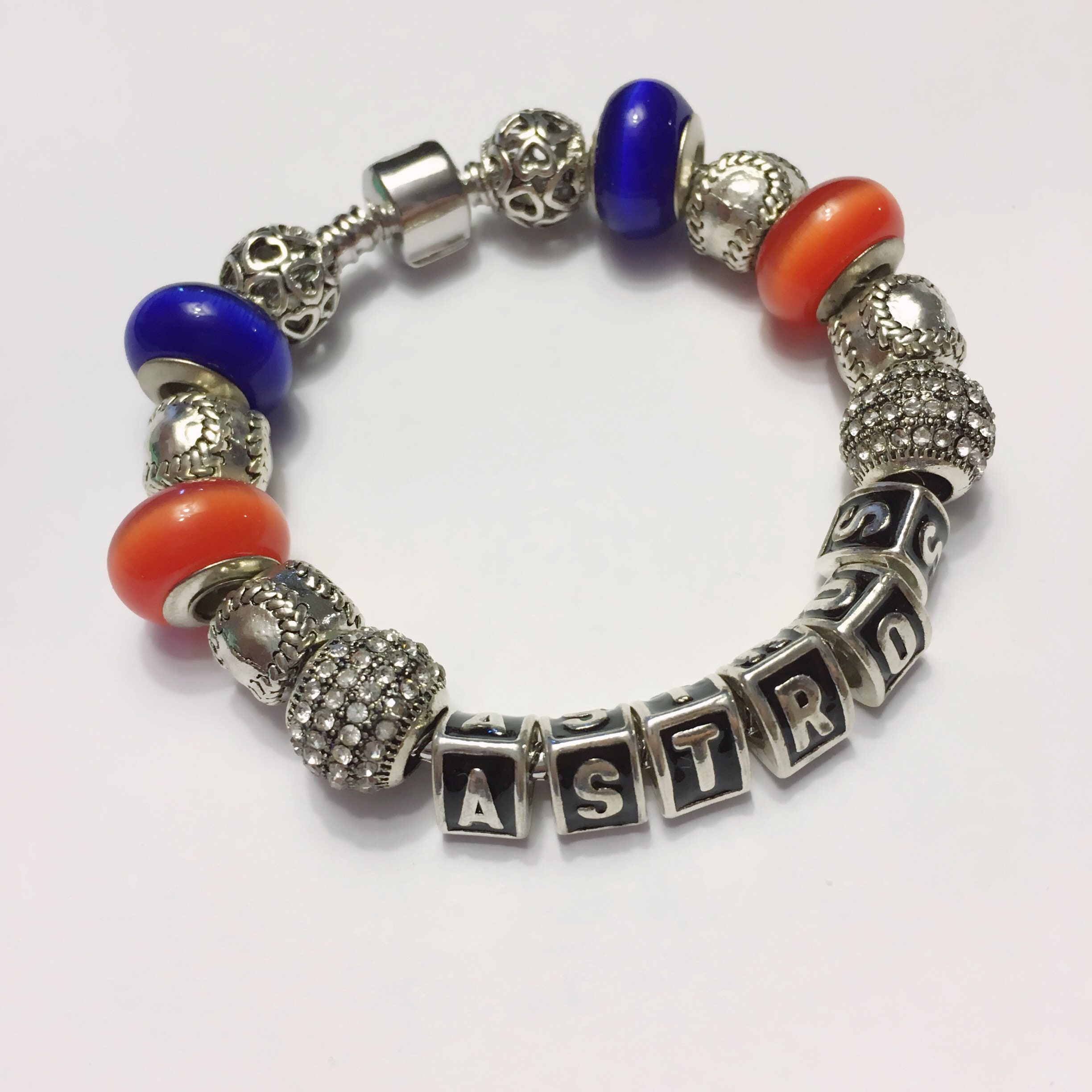 Astros charm bracelet clearance