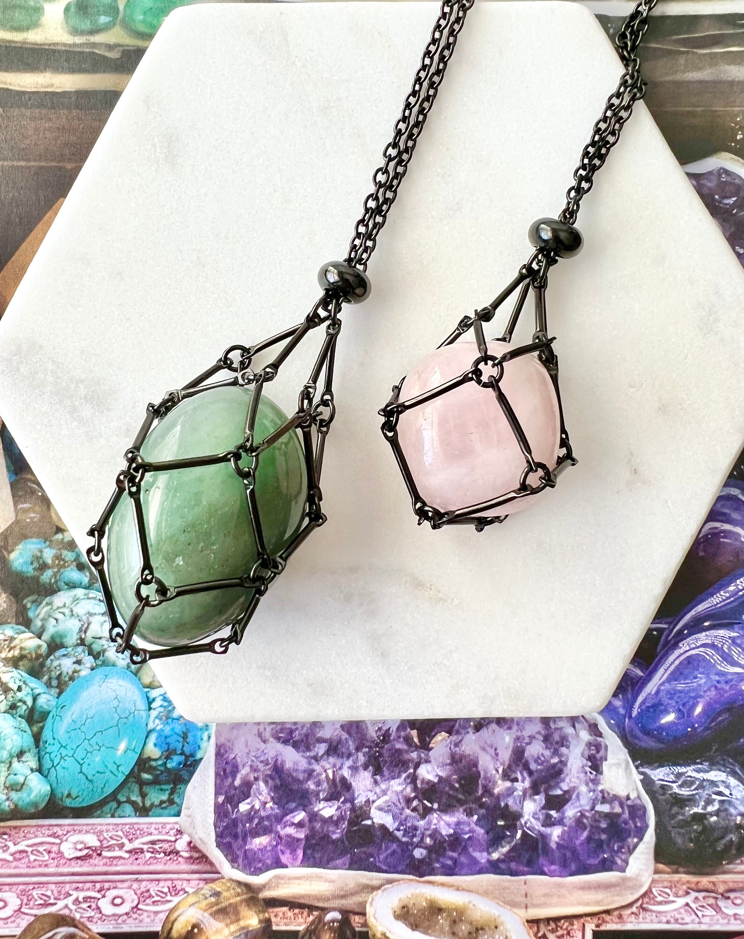 Crystal Holder Necklace