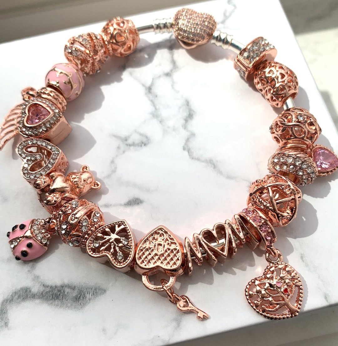 Rose gold mom best sale bracelet