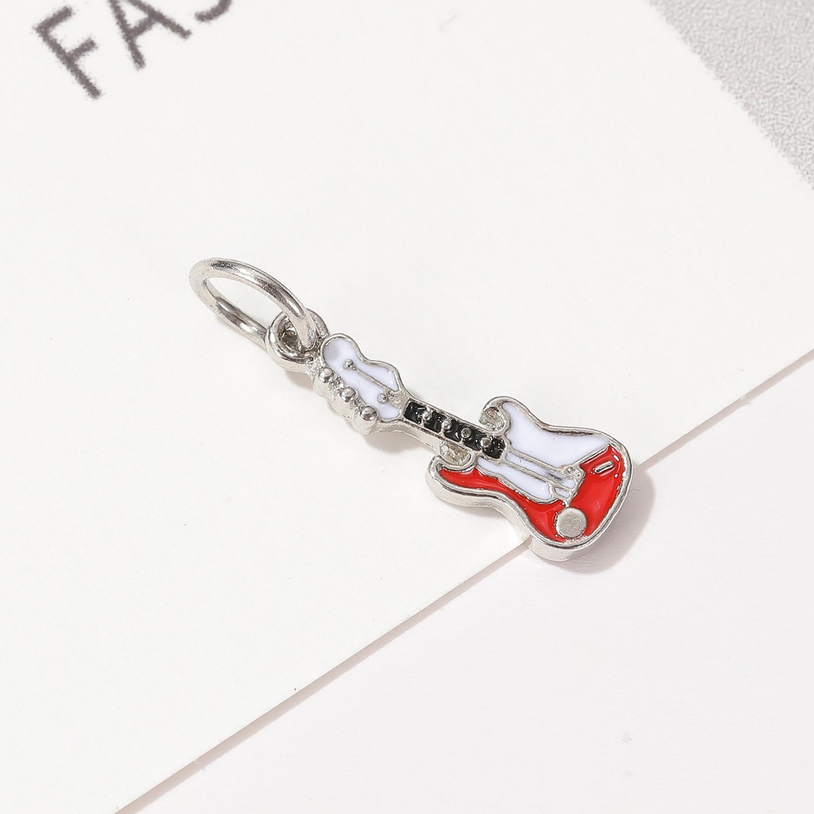 Guitar charm Guitar bracelet charm Guitar charm for Etsy