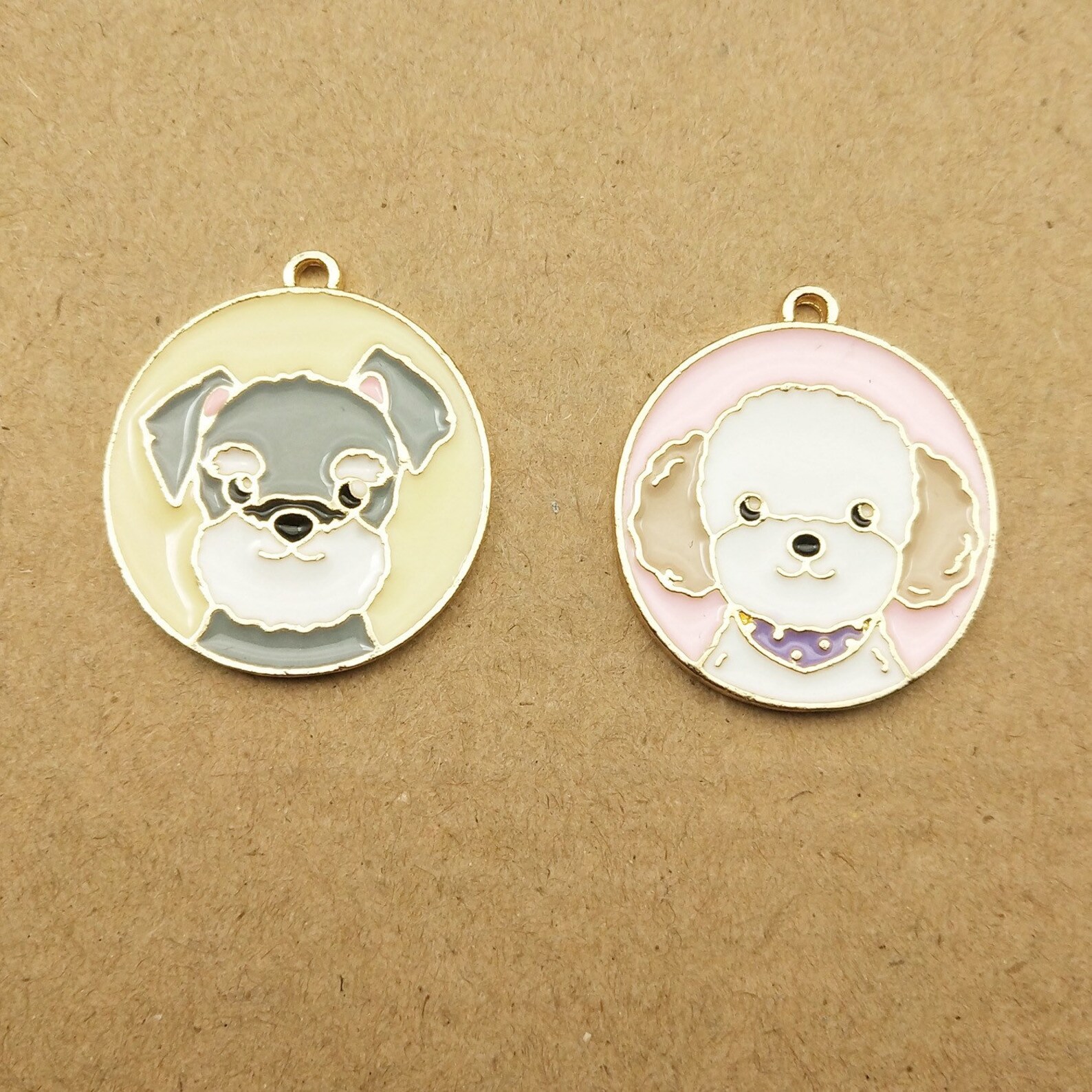 Enamel Dog Planner Charm Dog Charm Cute Doggie Planner Charm Etsy