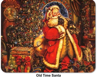 Old Time Christmas Large Thin Flexible Magnetic Refrigerator Signs