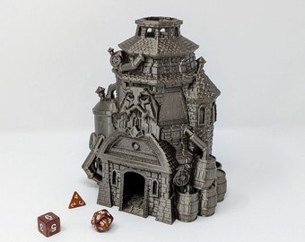 Dwarven Brewery Dice Tower Dwarf Dice Tower Dnd Gift Dnd 