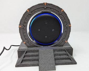 Stargate SG-1 Echo Dot Display Holder - Alexa Dot Holder - Alexa Dot Stand - Echo Dot Stand - Fancy Edition Geek Gift