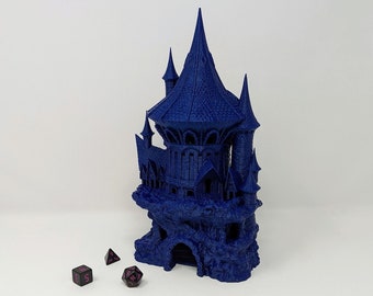 Torre de dados - Torre de dados de hechicero - Regalo de DnD - Torre de dados de DnD - Tirador de dados de DND - Torre de dados de corazón de daga - Regalo de Dungeon Master
