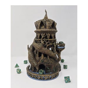 Dice Tower - Druid Tower - DnD Gift - DnD Accessory - Daggerheart Dice Tower - Dungeon Master Gift