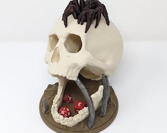 Dice Tower - Skull Dice Tower - DnD Gift - DnD Accessory - Daggerheart Dice Tower - Dungeon Master Gift
