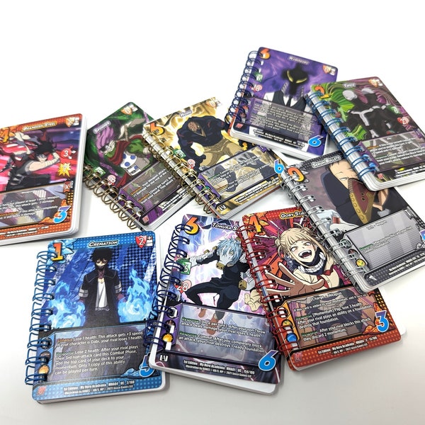 Villains My Hero Academia Universus Trading Card Notebook Notepad Pocketbook MHA BNHA