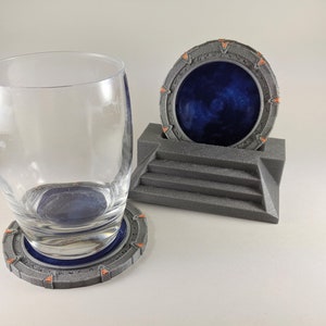 Wormhole Coaster Set - Star Gate - Fancy Edition Geek Gift