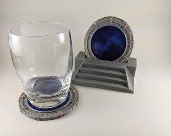 Wormhole Coaster Set - Star Gate - Fancy Edition Geek Gift