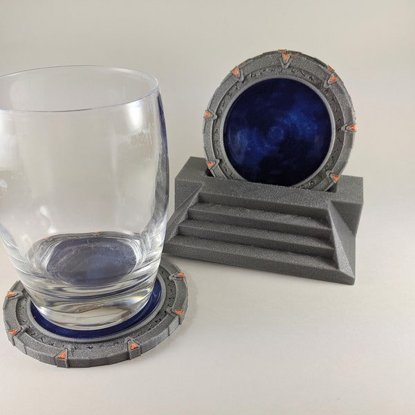 Wormhole Coaster Set - Star Gate - Fancy Edition Geek Gift