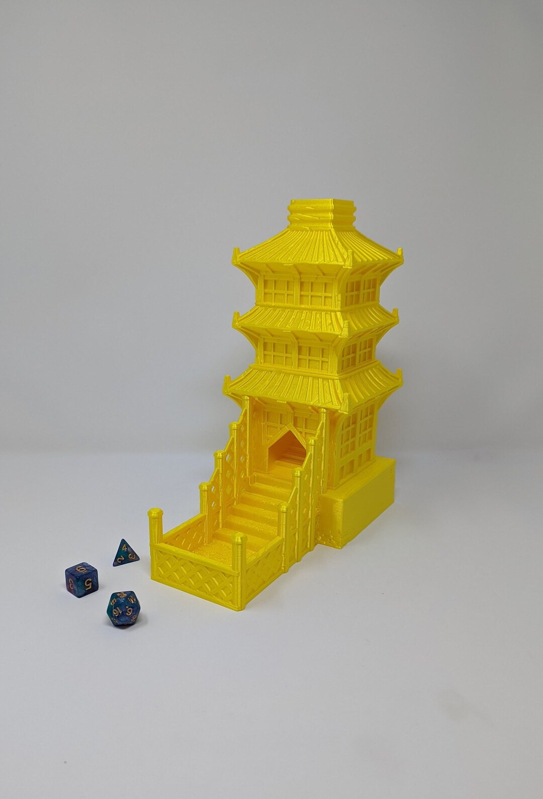 Oriental Dice Tower Dnd Gift dnd Dice Tower DND Dice Etsy