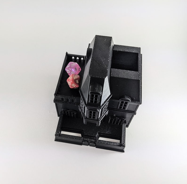Tärningstorn - Spökhus Tärningstorn - Svek vid Huset på Kullen - DnD Tillbehör - Daggerheart Tärningstorn - Dungeon Master Gåva bild 7