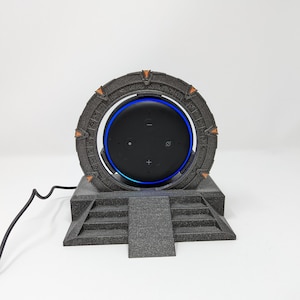 Wormhole Echo Dot Display Holder - Star Gate - Alexa Dot Holder - Alexa Dot Stand - Echo Dot Stand - Fancy Edition Geek Gift