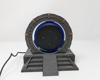 Wormhole Echo Dot Display Holder - Star Gate - Alexa Dot Holder - Alexa Dot Stand - Echo Dot Stand - Fancy Edition Geek Gift