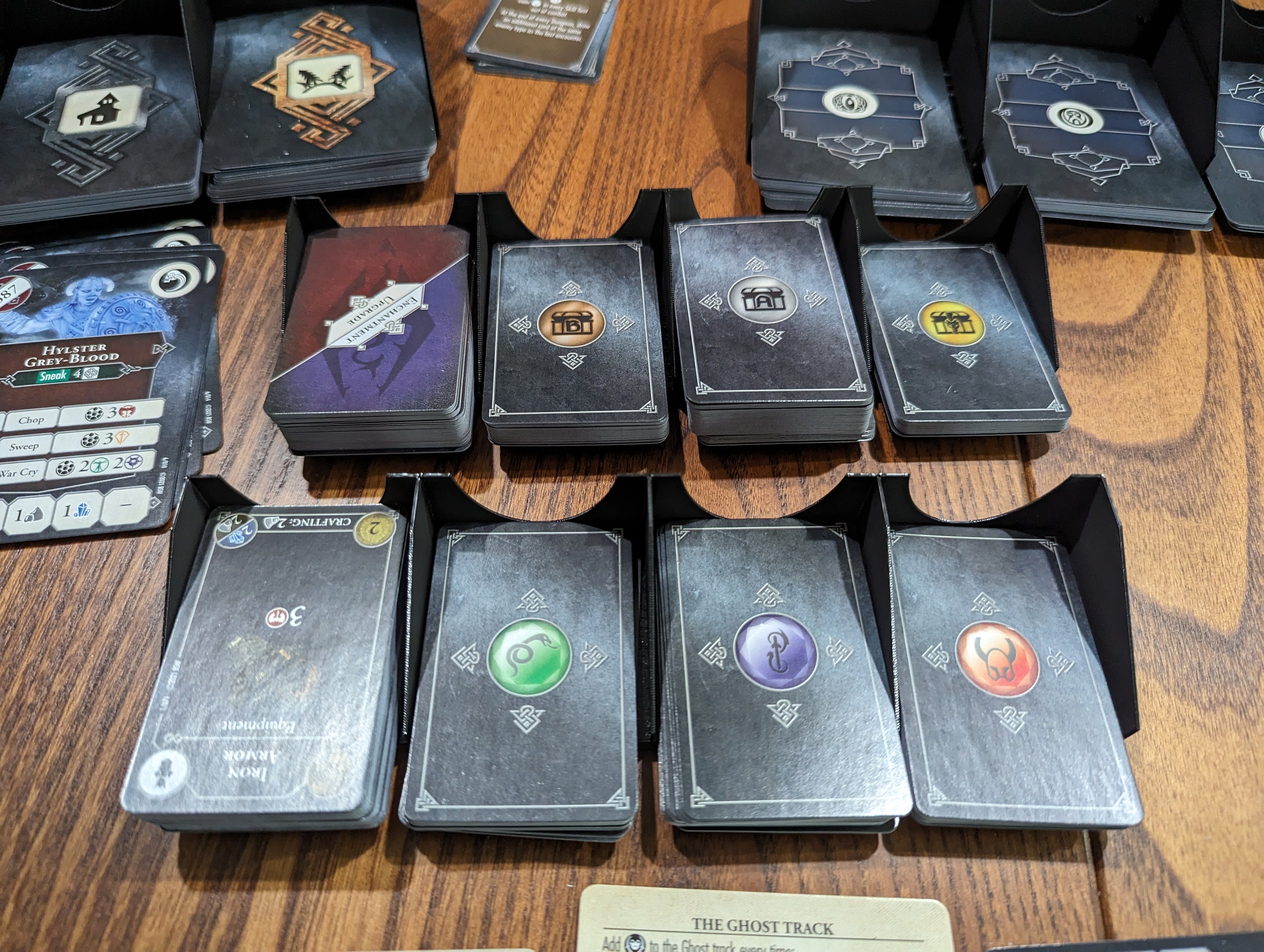 Skyrim: The Adventure Game Card Organizers - Skyrim Board Game - Skyrim Adventure Game Insert - Skyrim Cardholders